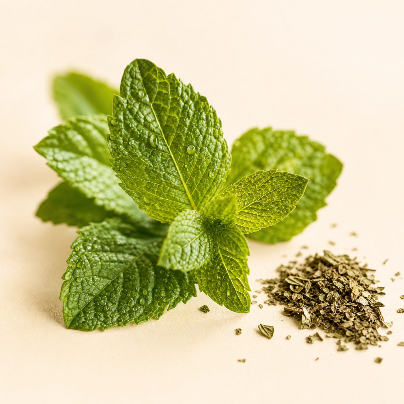 Peppermint and chlorophyll
