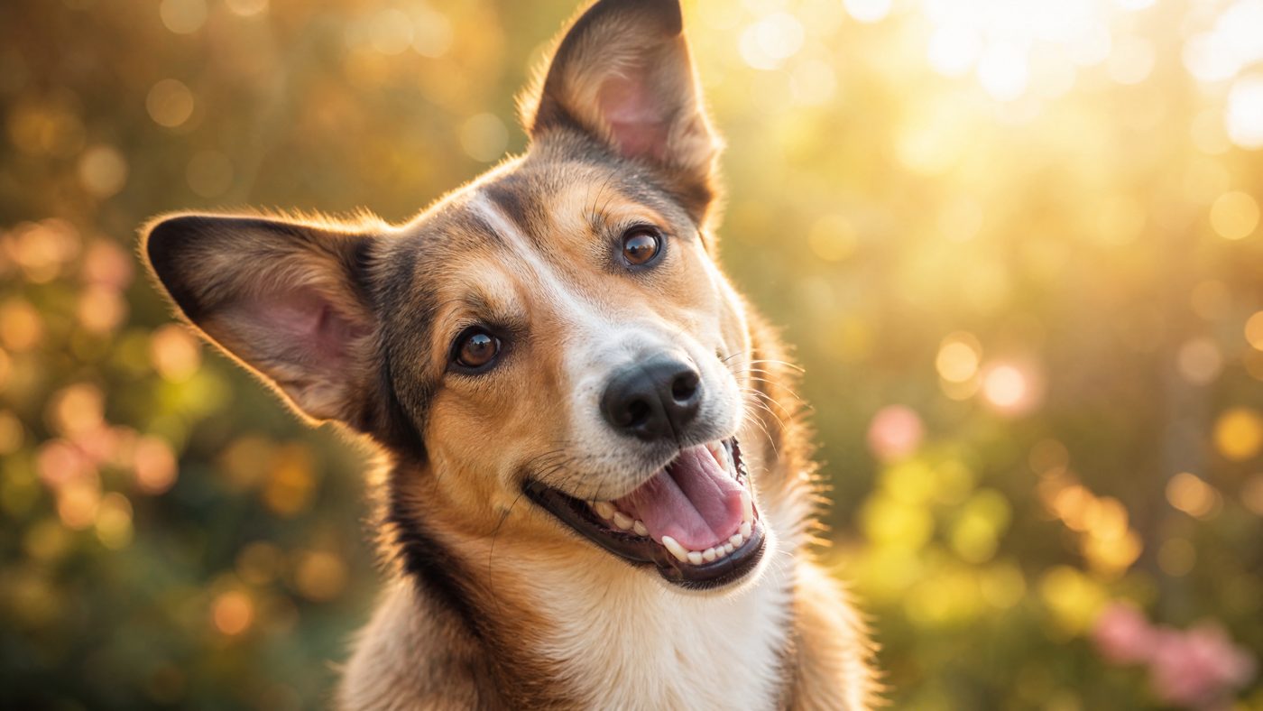 A happy healthy dog